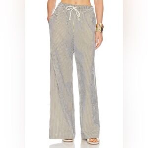 DONNI. Tie Pant in Rosemary Stripe Size XS